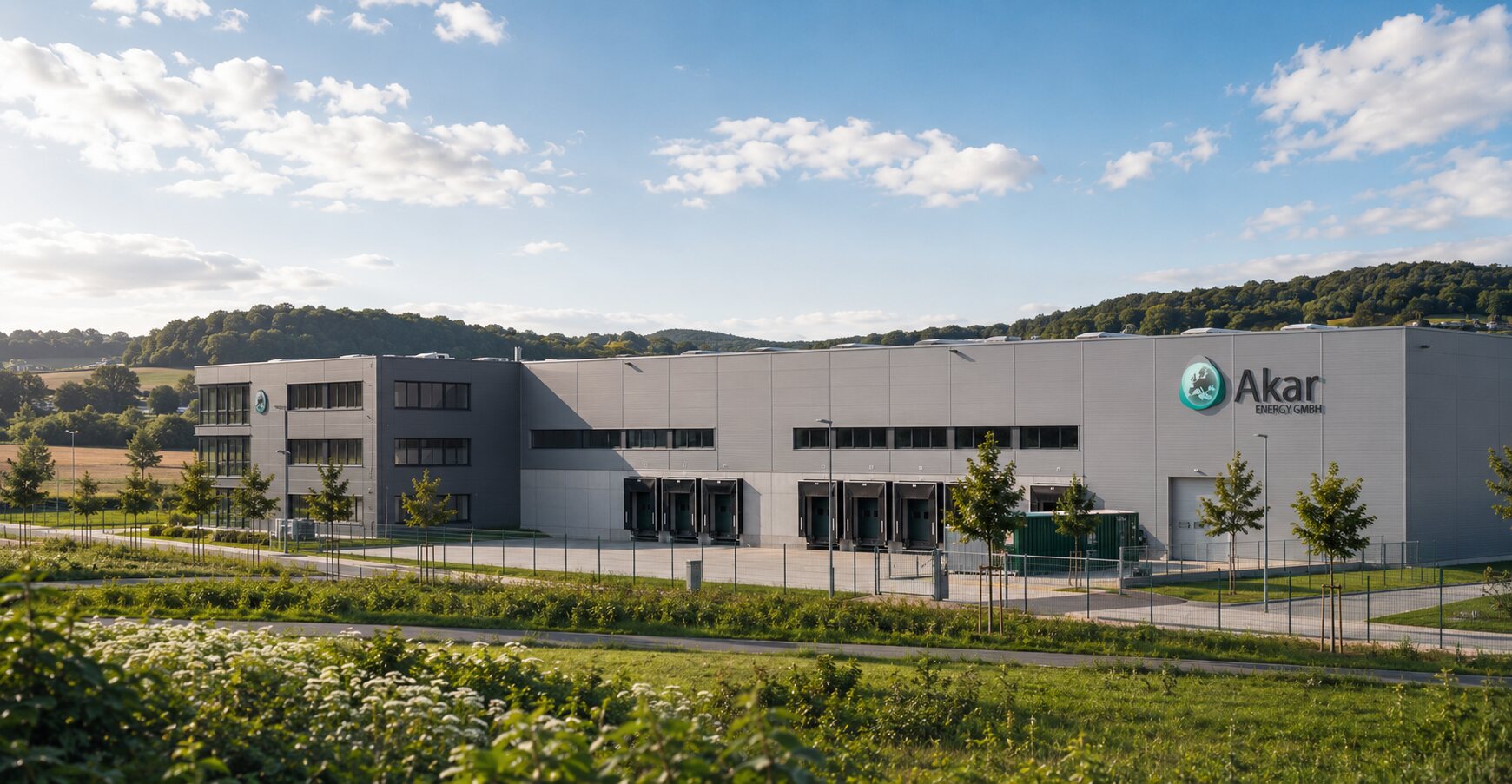 The Akar Energy GmbH headquarters building near Munich