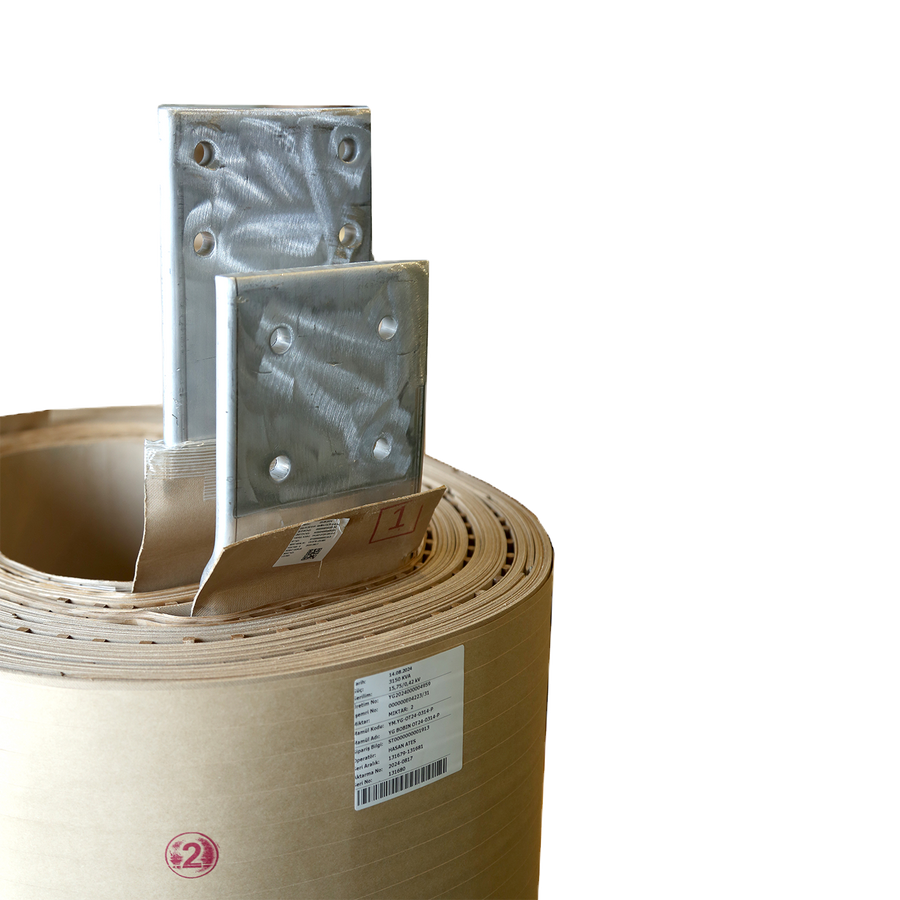 Detail of a dry-type transformer winding