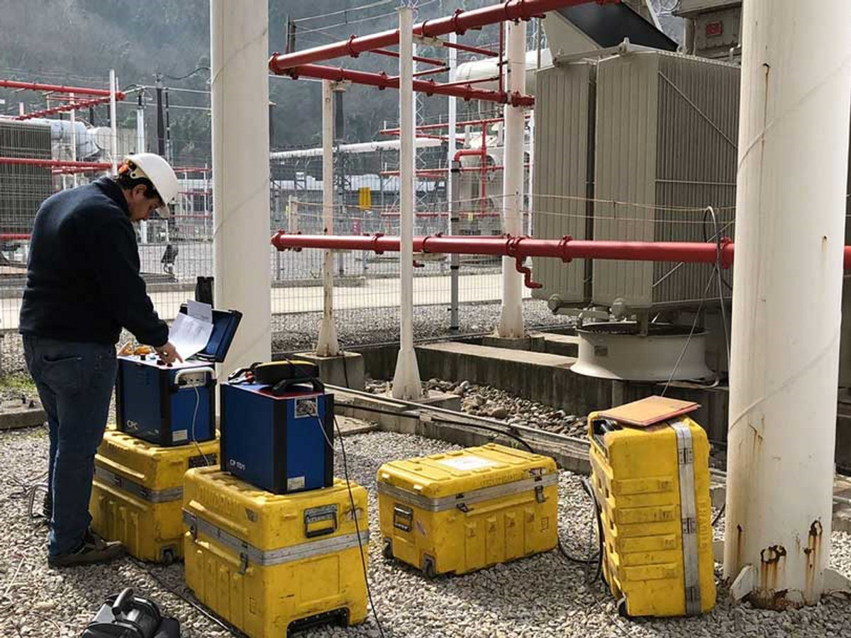 High-voltage test equipment