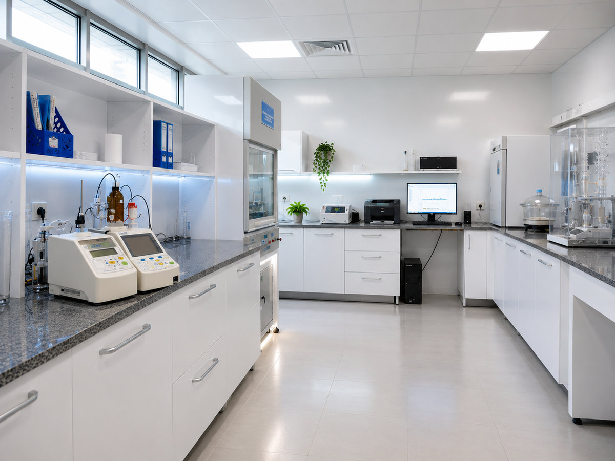 Laboratory analysis of transformer oil samples